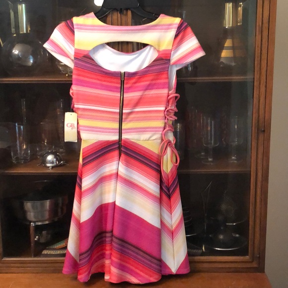 GB Girls Dress Cut Out Back w/lace up sides - Picture 2 of 3